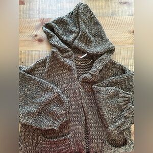 Women’s Free People Knit Hooded Cardigan.